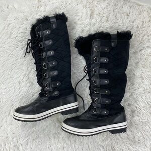 Polar Lace Up Snow Boots